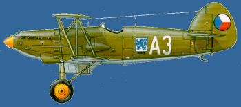 B-534.36 4. LP, 40. letka. Barevn rozlien letky aplikovno nejen na kuelu, ale i na discch kol.    