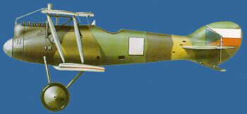 Rolland D.VIb ve sv posledn podob v s. standartn tbarevn kamufli