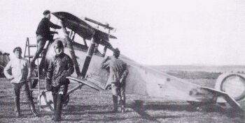 Nieuport 17 .4214 na front u Ninho Tagilu 4.10.1918